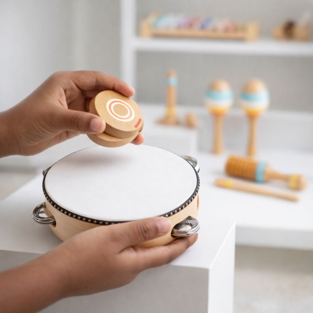 Kids Wooden Musical Instrument Set – Music Toy for Toddlers | Early Learning Sound & Rhythm Play