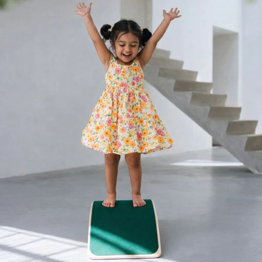 Wooden Kids Balancing Board Game – Style Active Play Toy for Balance & Coordination