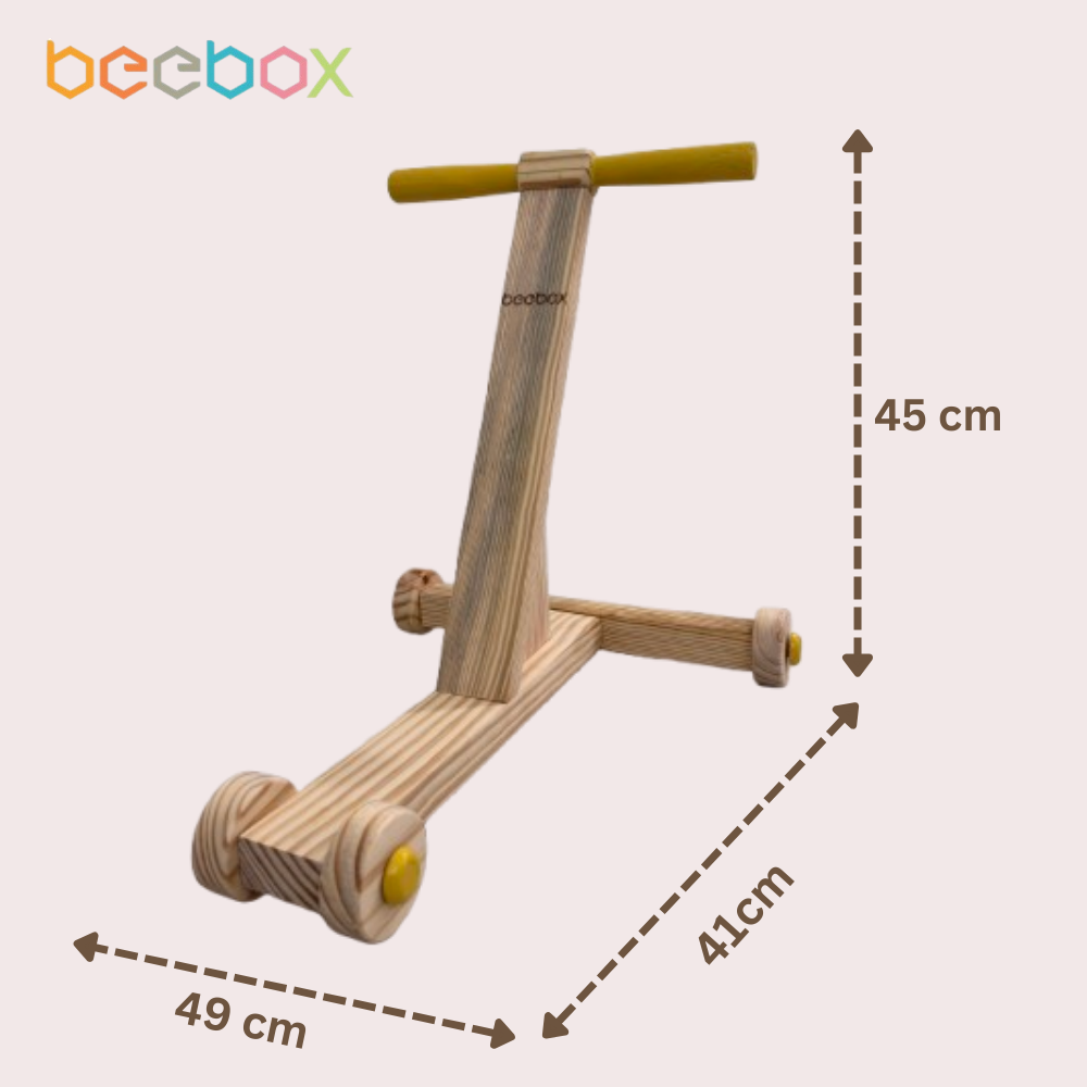 Wooden Baby Walker Cycle | Baby Push Walker | Push Walker Cycle