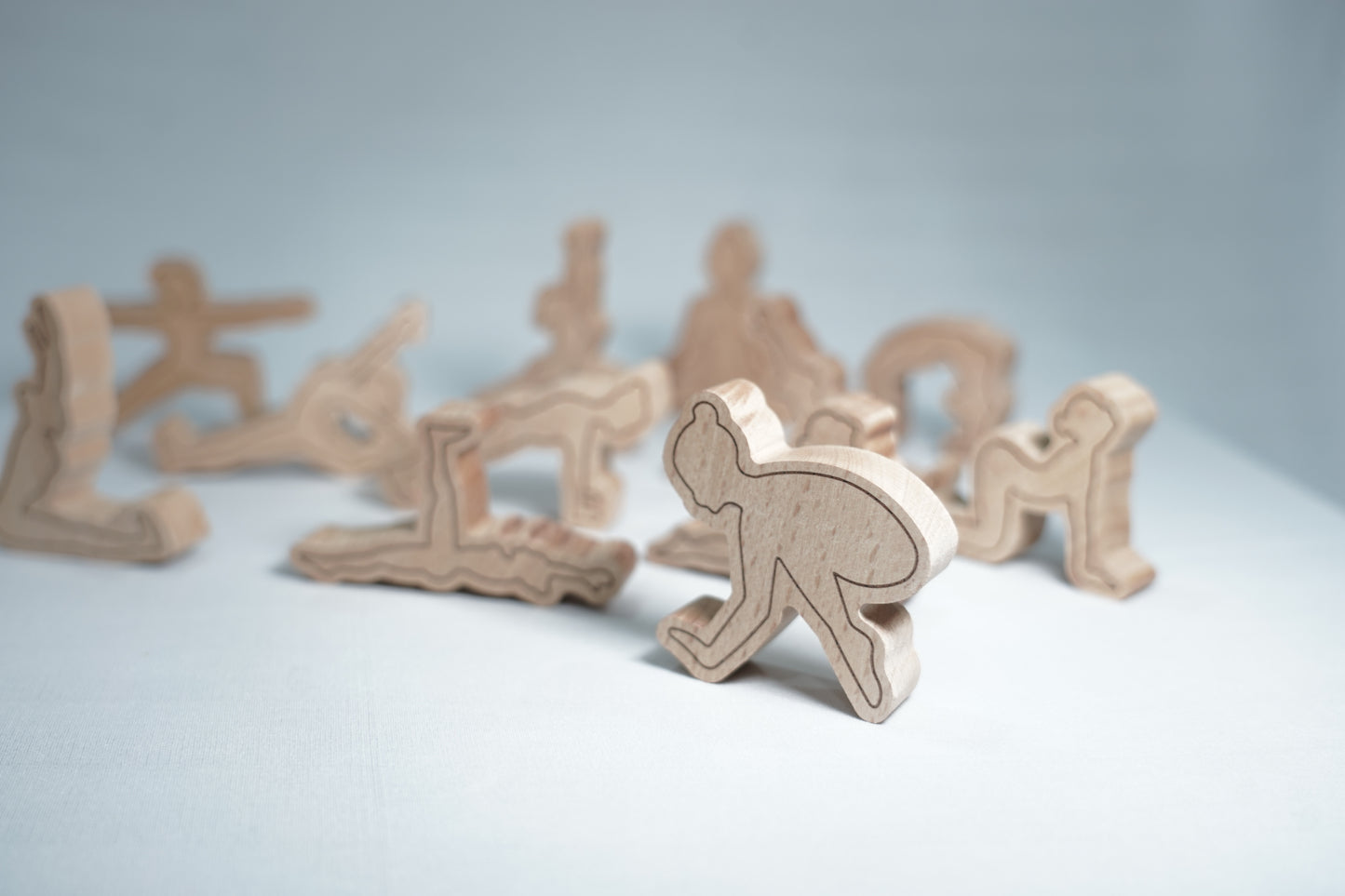 WOODEN YOGA ASAN STACKING