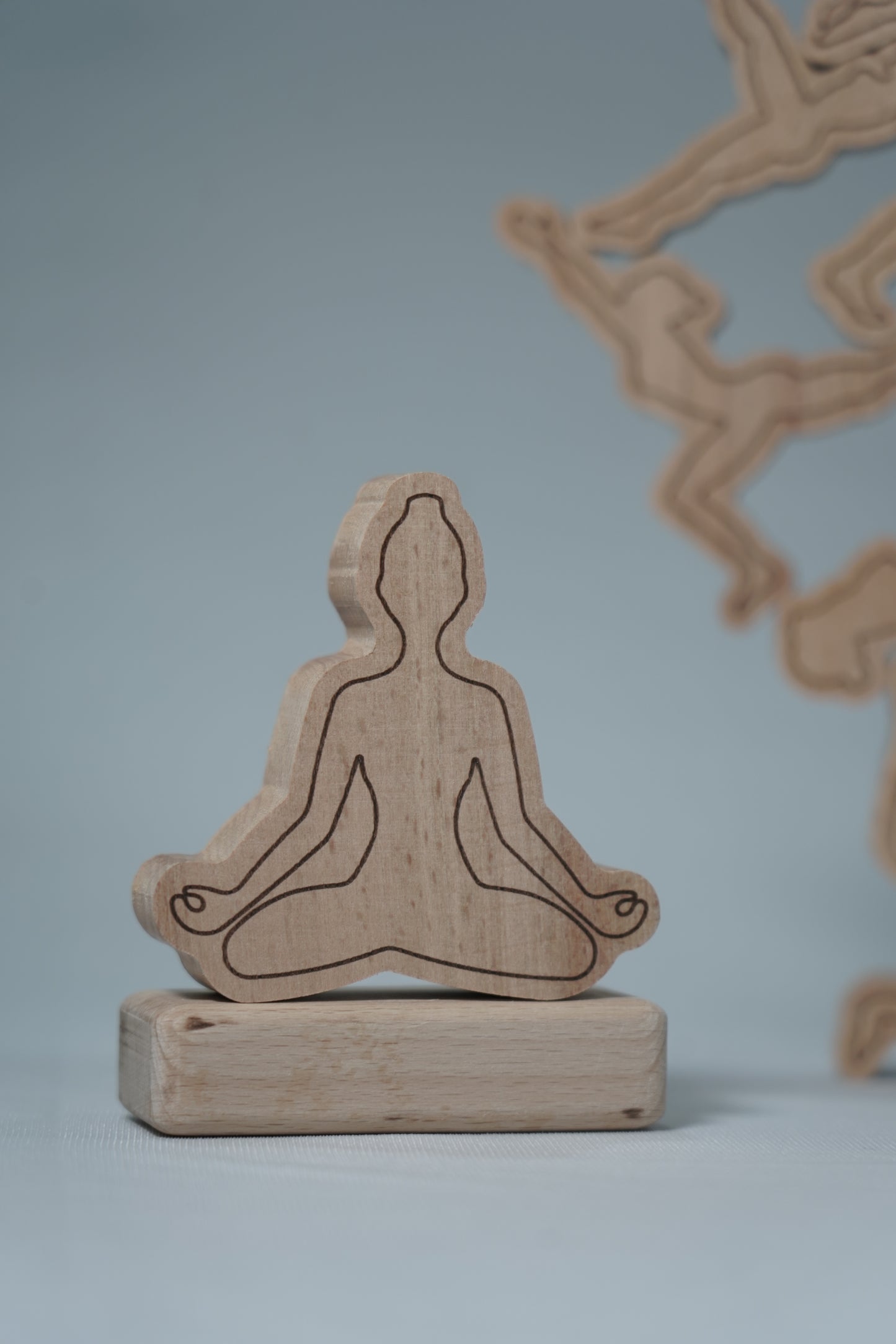 WOODEN YOGA ASAN STACKING