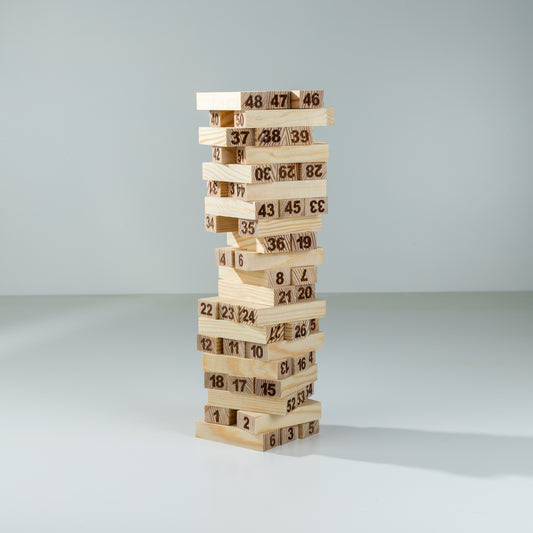WOODEN TOWER BLOCKS