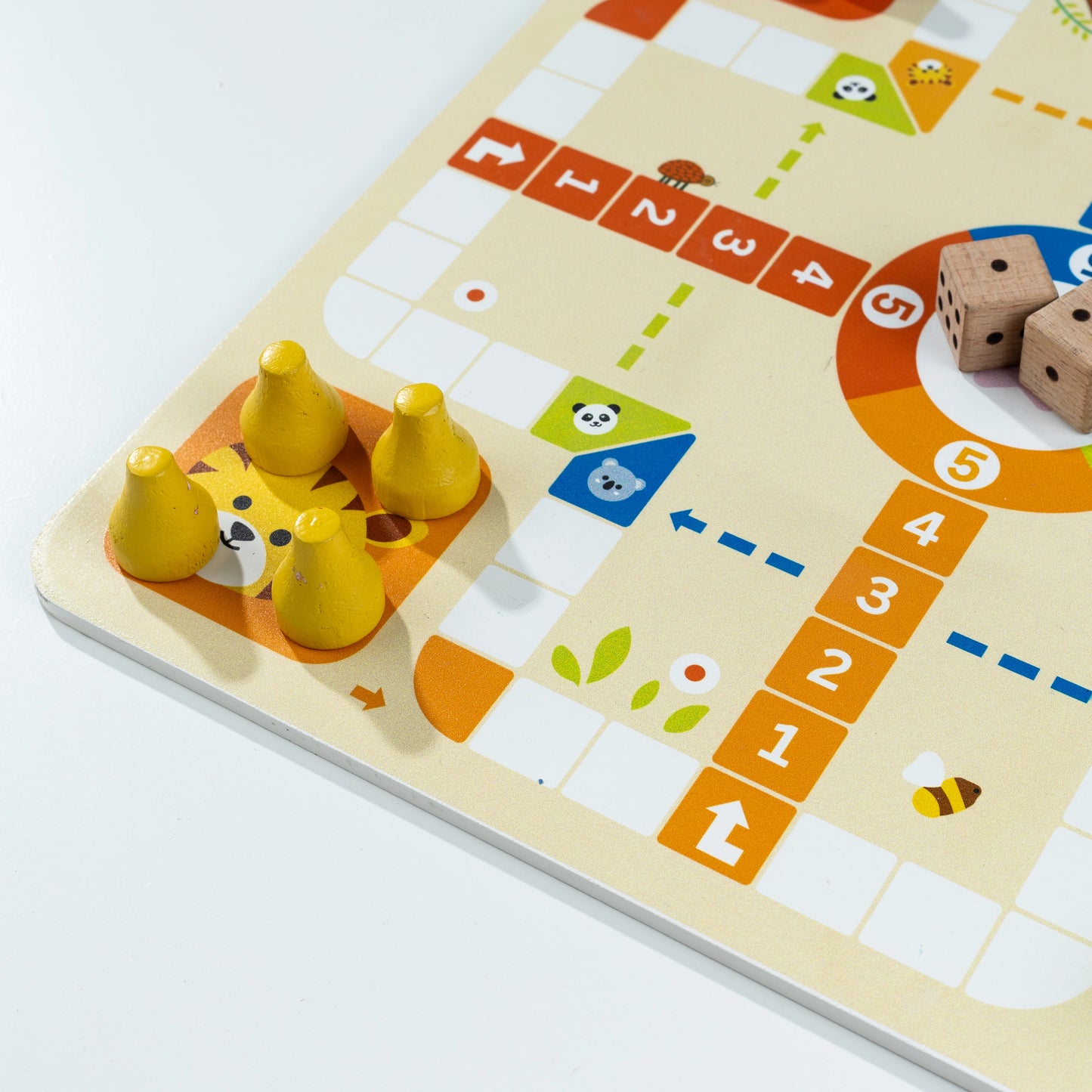 2 in 1 WOODEN LUDO & SNAKE AND LADDER GAME