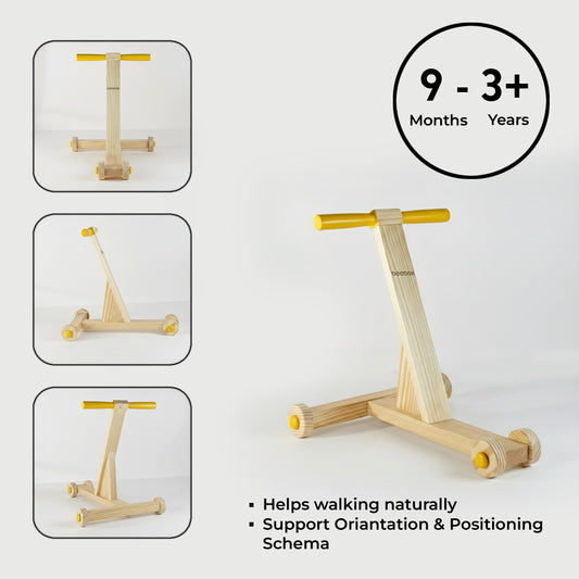 Traditional Wooden Walker Cycle – Toddler Balance & Mobility Trainer