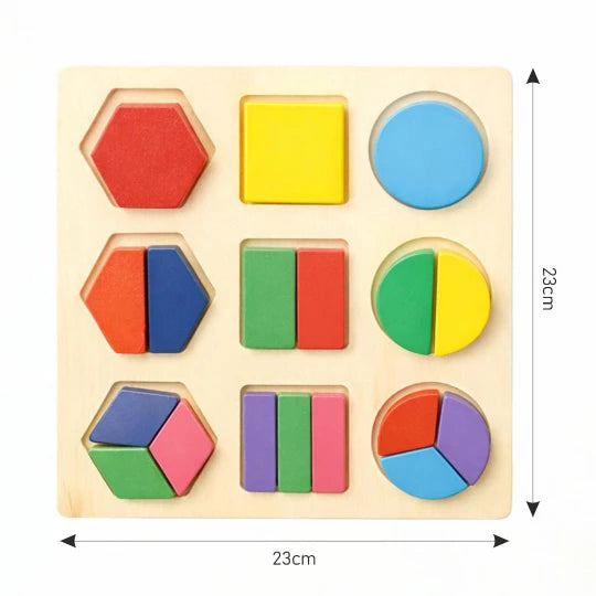 Beebox Early Colour & Shape Sorter – Wooden Montessori Learning Toy for Toddlers
