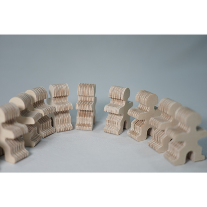 WOODEN MAN STACKING GAME
