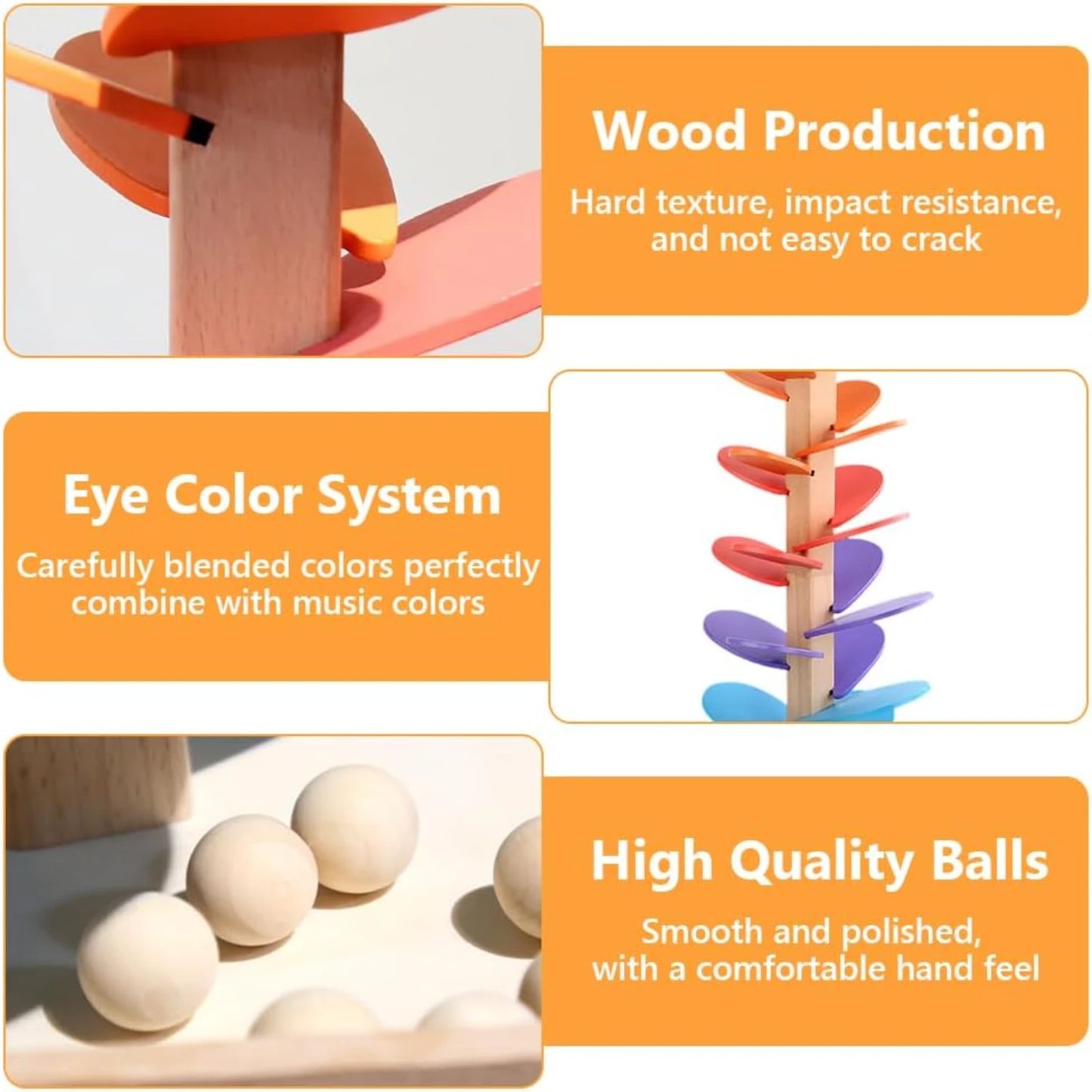 Rainbow Music Tree – Wooden Toy for Toddlers | Color & Sound Learning Fun