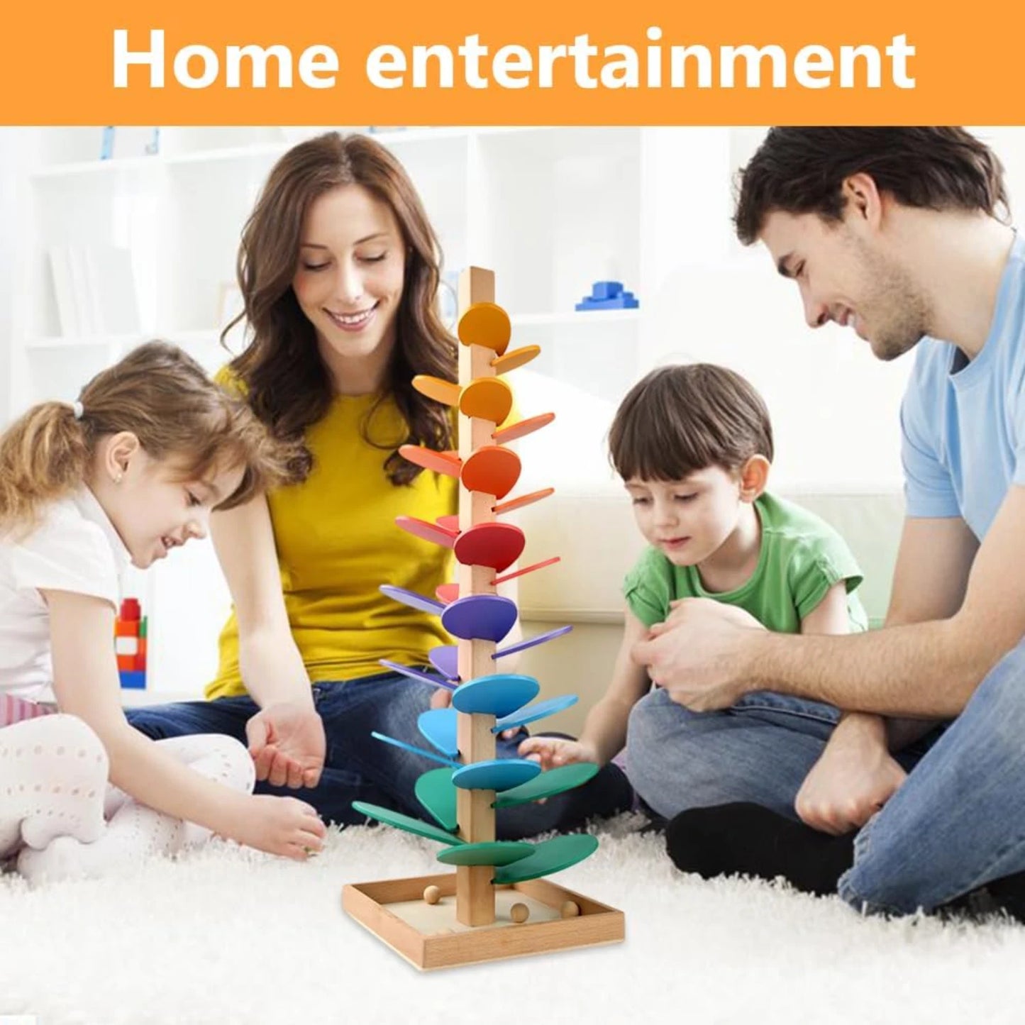 Rainbow Music Tree – Wooden Toy for Toddlers | Color & Sound Learning Fun