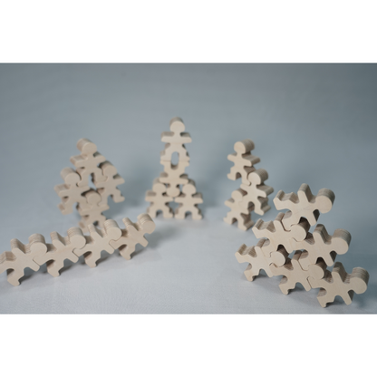 WOODEN MAN STACKING GAME