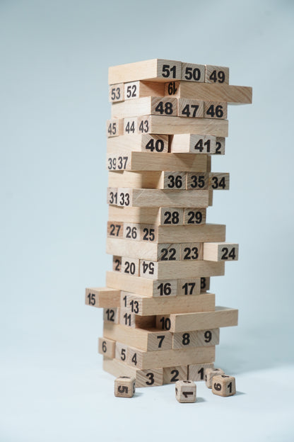 WOODEN TOWER BLOCKS