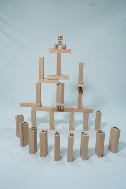 WOODEN TOWER BLOCKS