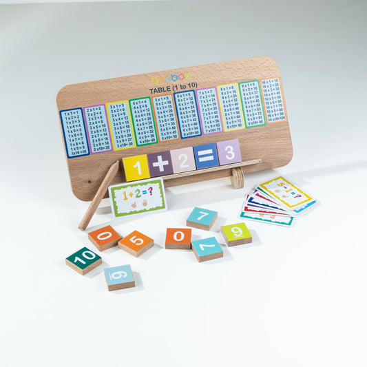 Montessori number tracing board Game | 2-in-1 Board Game | Tables & Number tracing board game