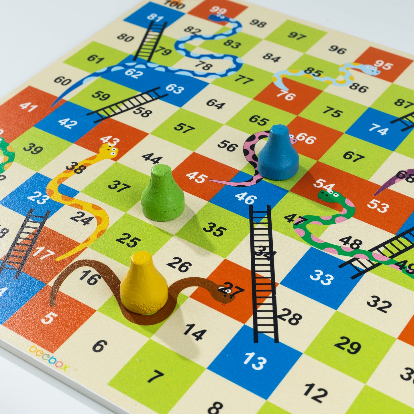 2 in 1 WOODEN LUDO & SNAKE AND LADDER GAME