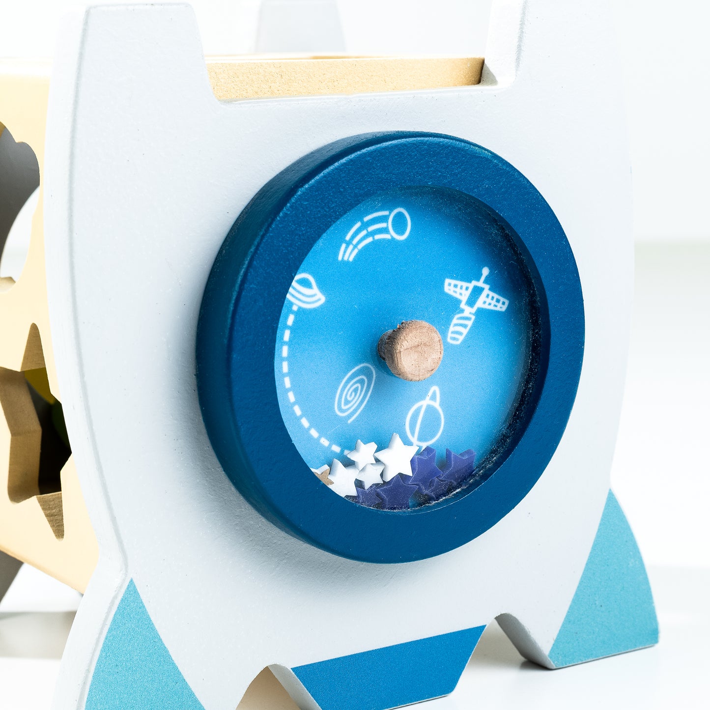 Montessori Wooden Abacus | WOODEN ROCKET ABACUS | Wooden Abacus Toy | Eco-Friendly Wooden Toy