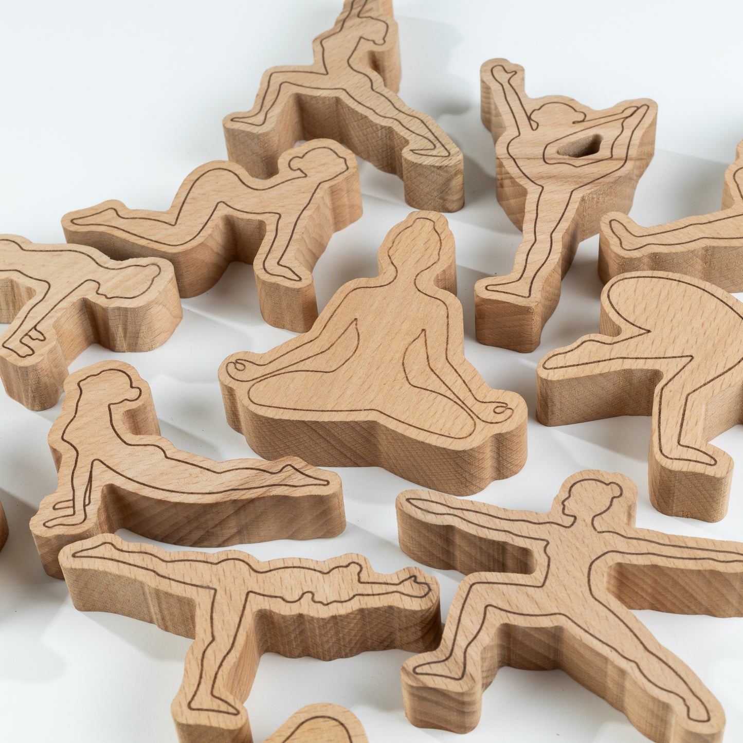 WOODEN YOGA ASAN STACKING