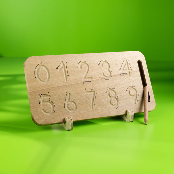 Montessori number tracing board Game | 2-in-1 Board Game | Tables & Number tracing board game