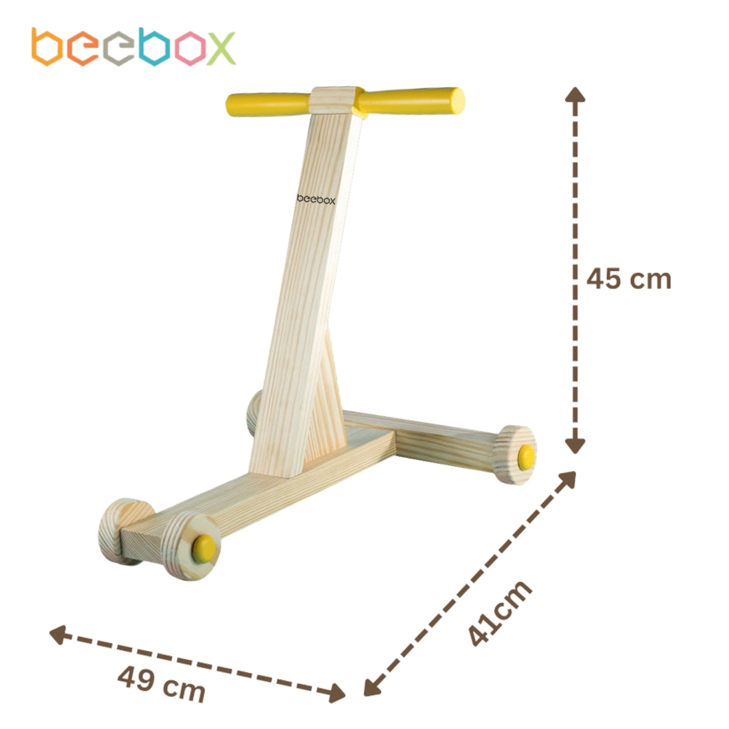Wooden Baby Walker Cycle | Baby Push Walker | Push Walker Cycle