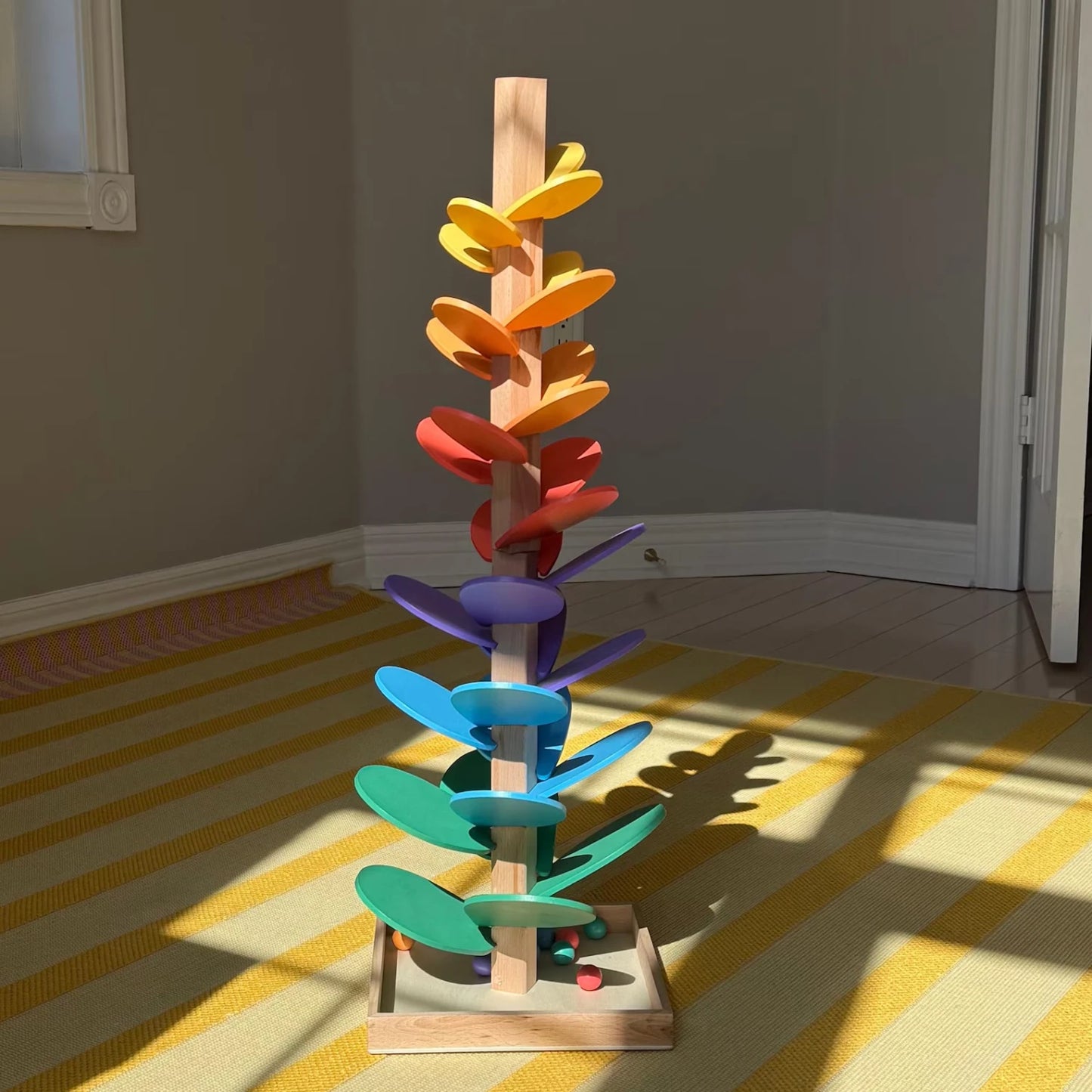 Rainbow Music Tree – Wooden Toy for Toddlers | Color & Sound Learning Fun